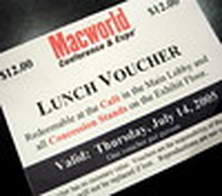 Macworld lunch voucher