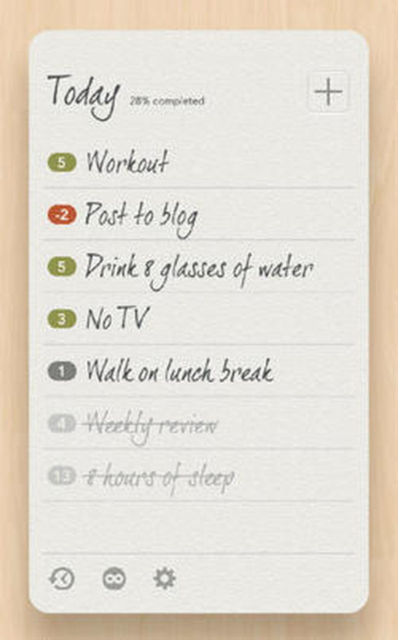 Habit List app