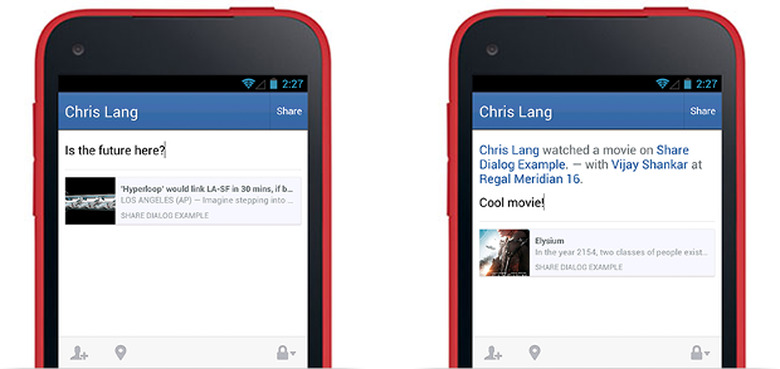 Facebook updates Android SDK with native sharing and improved Open Graph support