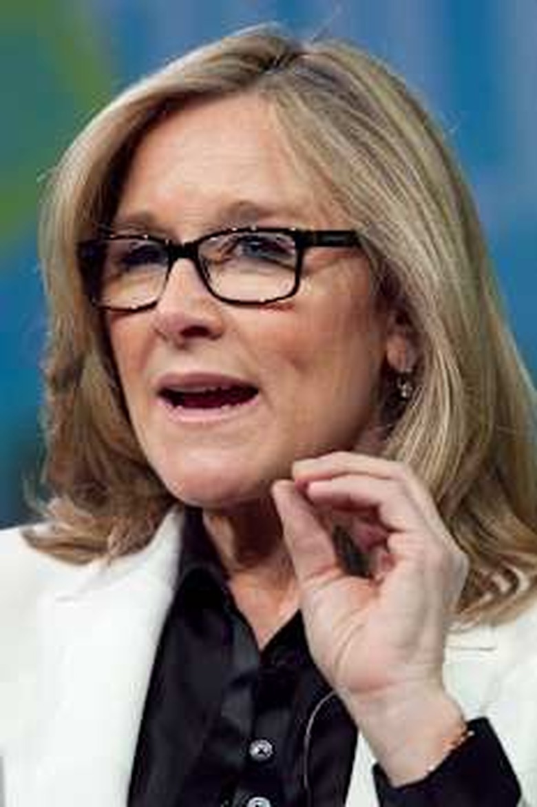 NRF (Angela Ahrendts, the CEO of Burberry, speaks at the National Retail Federation's annual convention, Wednesday, Jan. 18, 201