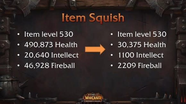 Blizzcon item squish