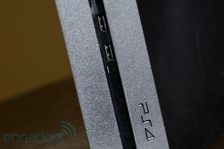 Sony PS4 close-up