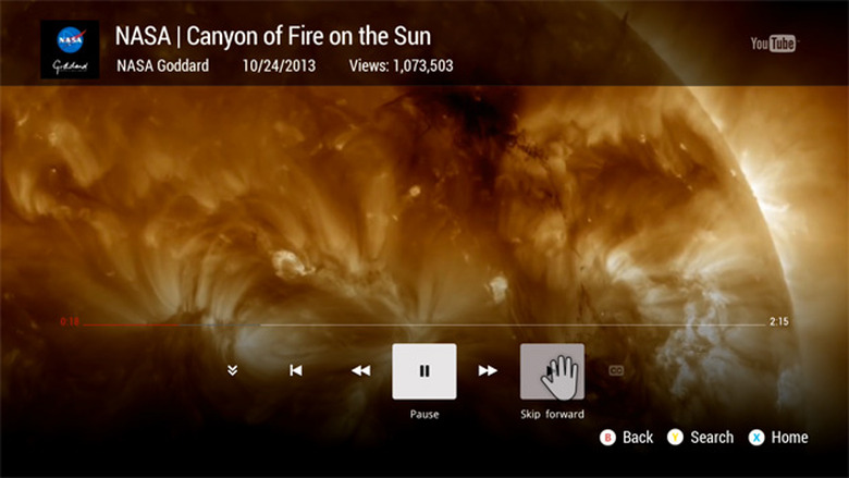 YouTube on Xbox One