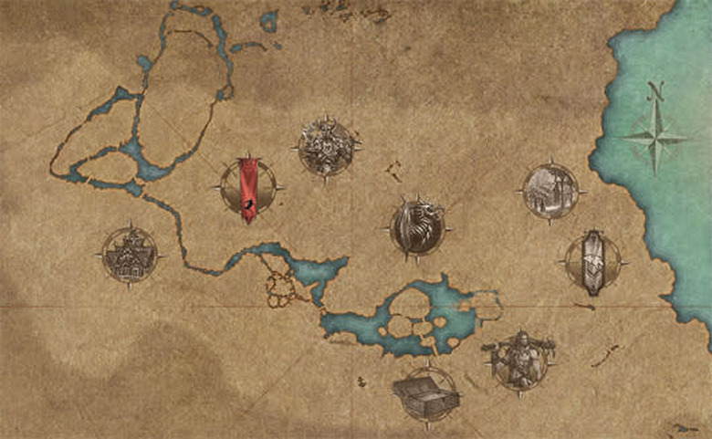 Elder Scrolls Online map excerpt