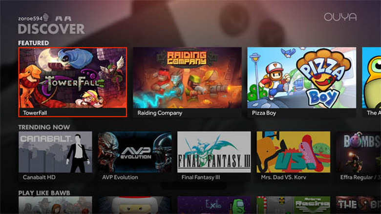 OUYA Abominable Snowman update