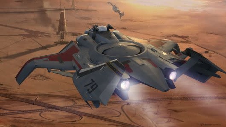 Concept Art -- Star Citizen Gladiator ship