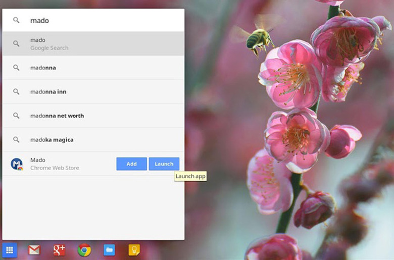 Launching Chrome web apps without installing