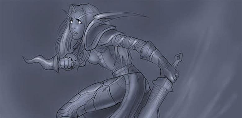 Detail of Resanne of Arathor by Astrid Hansen