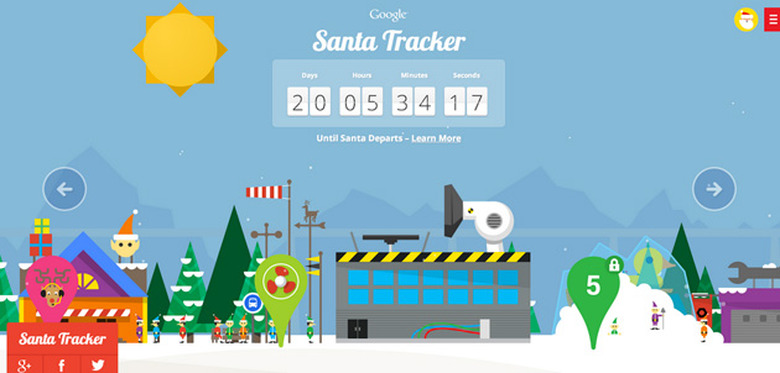 Google Santa Tracker 2013