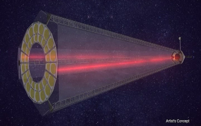 DARPA MOIRE folding space telescope