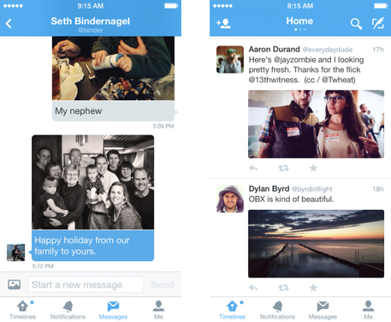 Twitter update takes on Snapchat with direct message photos, improved alerts