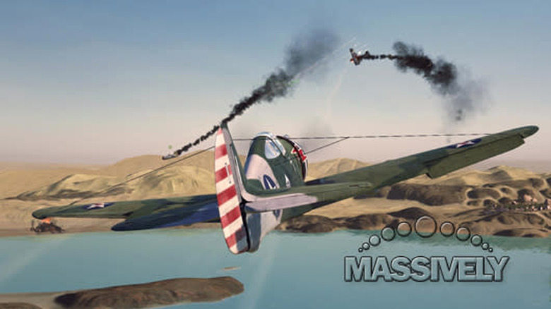 World of Warplanes dogfight