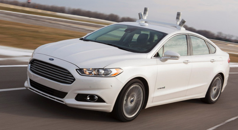 Ford automated Fusion Hybrid research car