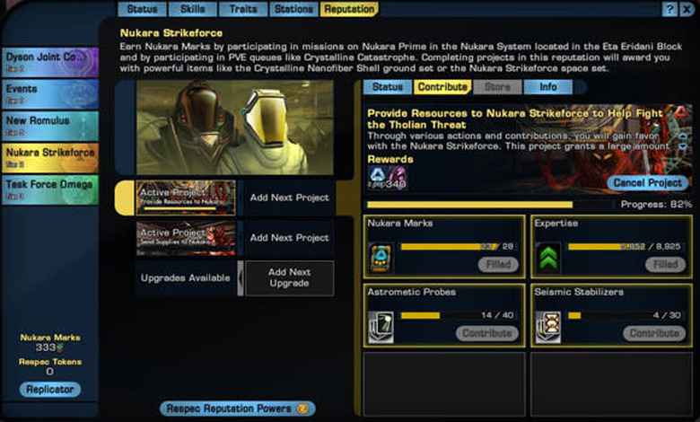 STO Reputation System