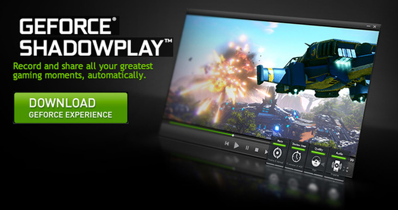 GeForce Experience ShadowPlay streaming through Twitch