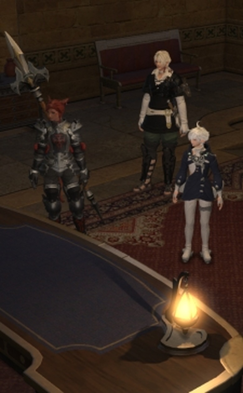 Oh, I'd missed a lot of people standing around and talking in The Waking Sands.