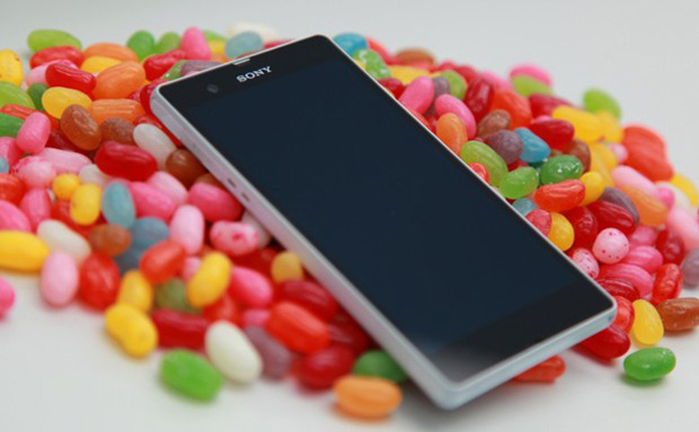 Sony Xperia Z in repose on a pile of jelly beans
