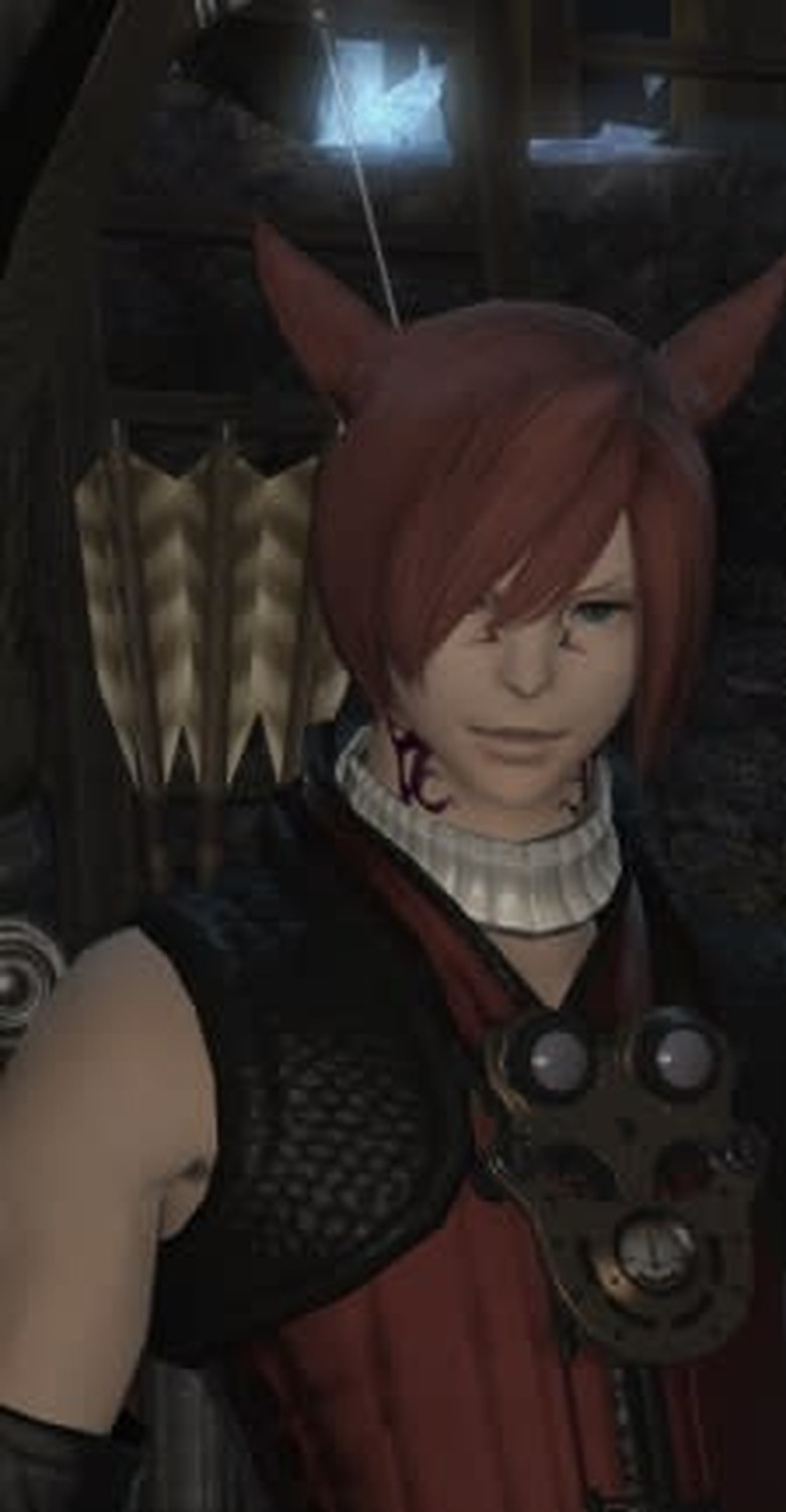 And as a bonus, MANCATS. Everywhere. Enough male miqo'te to choke something that feeds exclusively on male miqo'te. Cats, cats, cats.