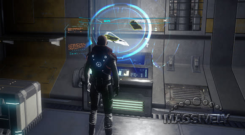 Star Citizen's hangar holotable