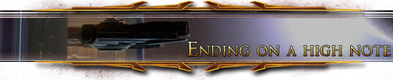 Ending on a high note