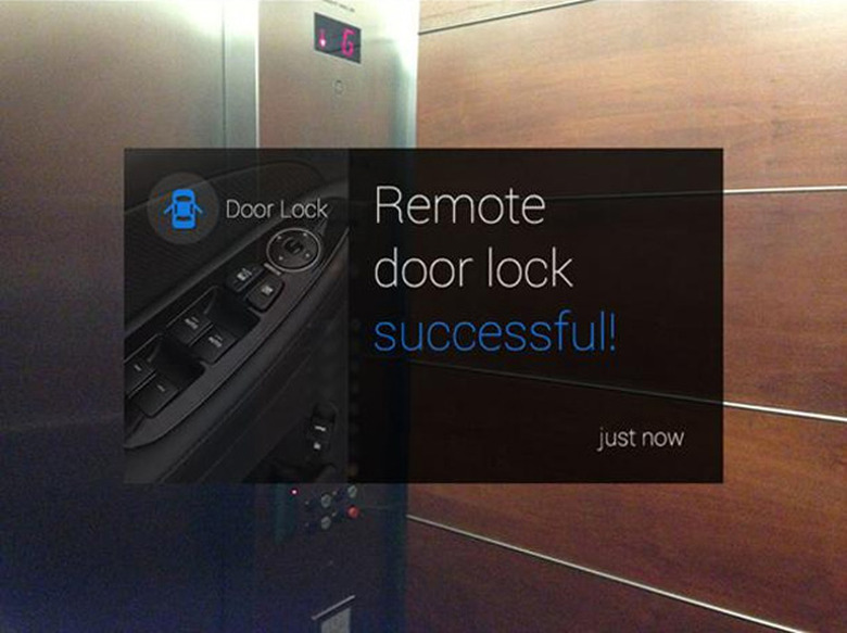 Hyundai Blue Link on Google Glass