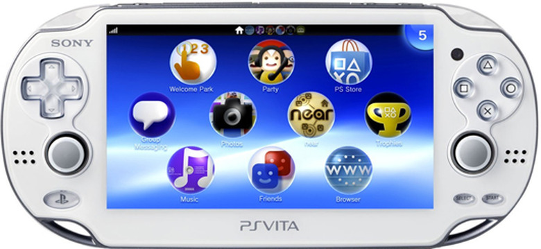 PlayStation Vita in Crystal White