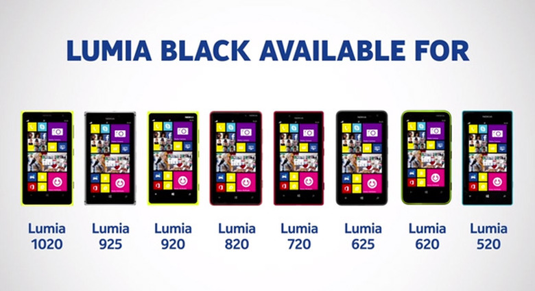 Nokia Lumia Black update compatibility