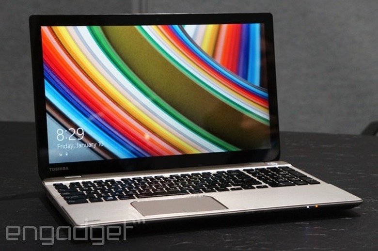 Toshiba's high-res 3,840 x 2,160 laptop should arrive mid-year
