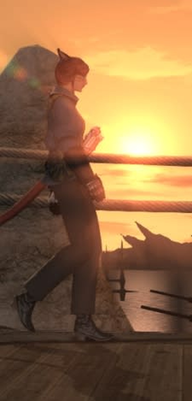 Nothing makes a sunset in Limsa better than a gun.