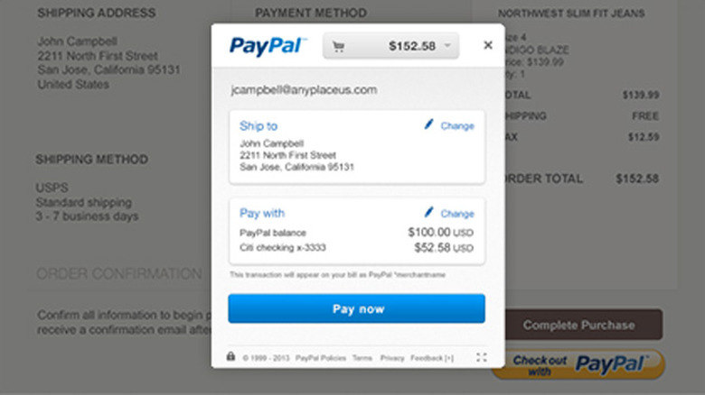 PayPal In-Context Checkout