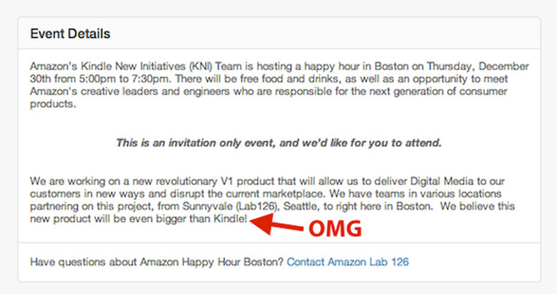 Amazon hires for something bigger than Kindle