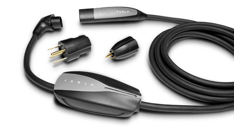 Tesla Model S charging adapter
