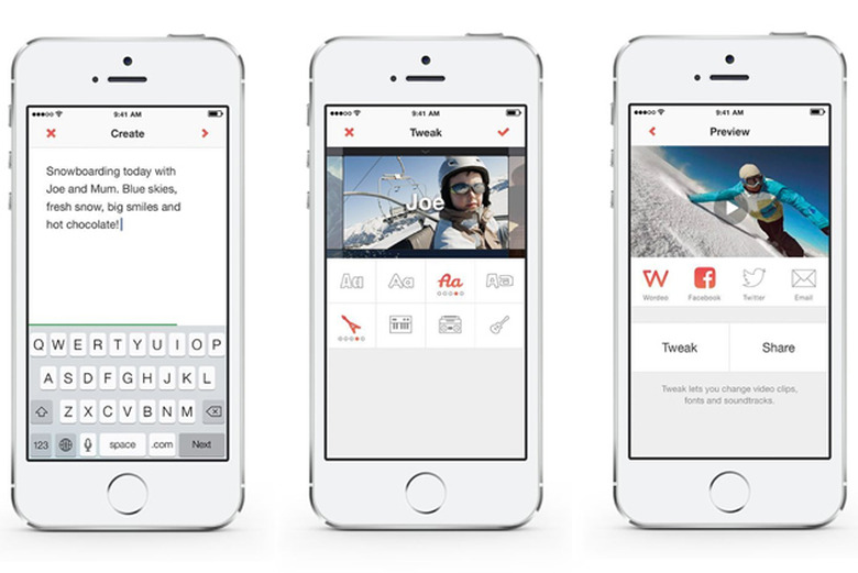 Wordeo video messaging app for iOS