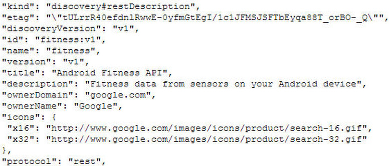 Android Fitness API code leak