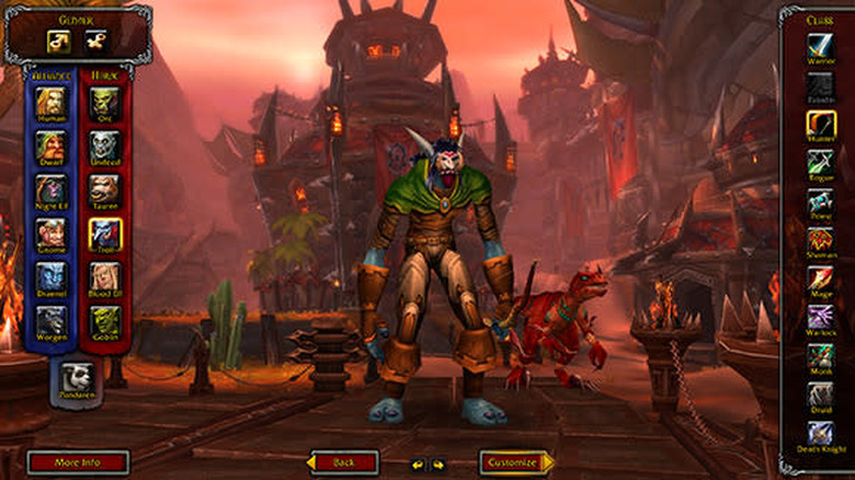 Hunter Character Select