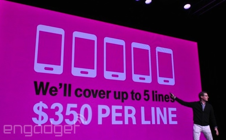 T-Mobile shows how its switching incentives work at CES 2014