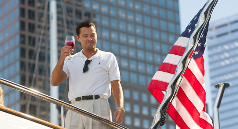 Leonardo DiCaprio in The Wolf of Wall Street