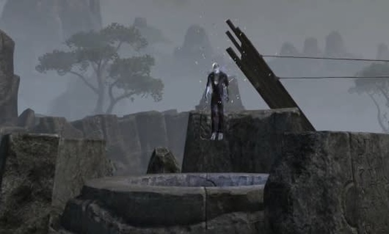 Hovering in the air atop a raised dais? Yeah, this is probably fine.