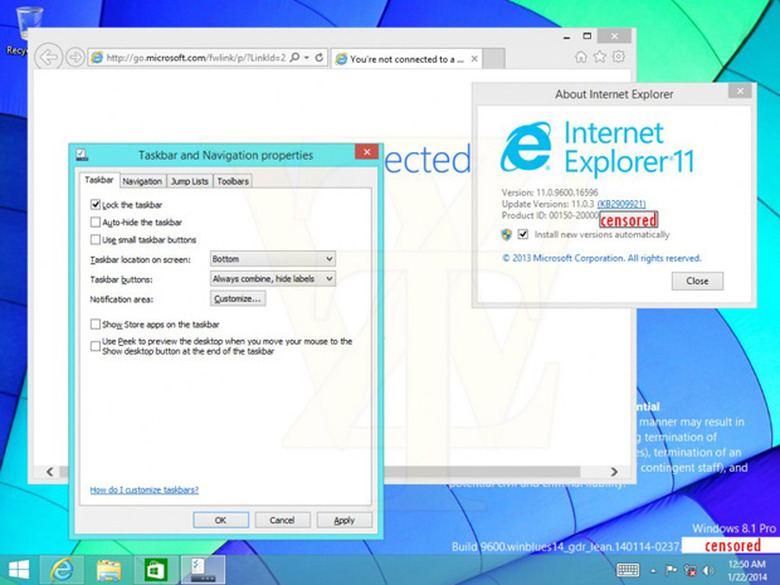 Windows 8.1 Update 1 leak