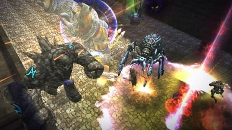 Maybe one of these guys is a player character? Hard to be sure.