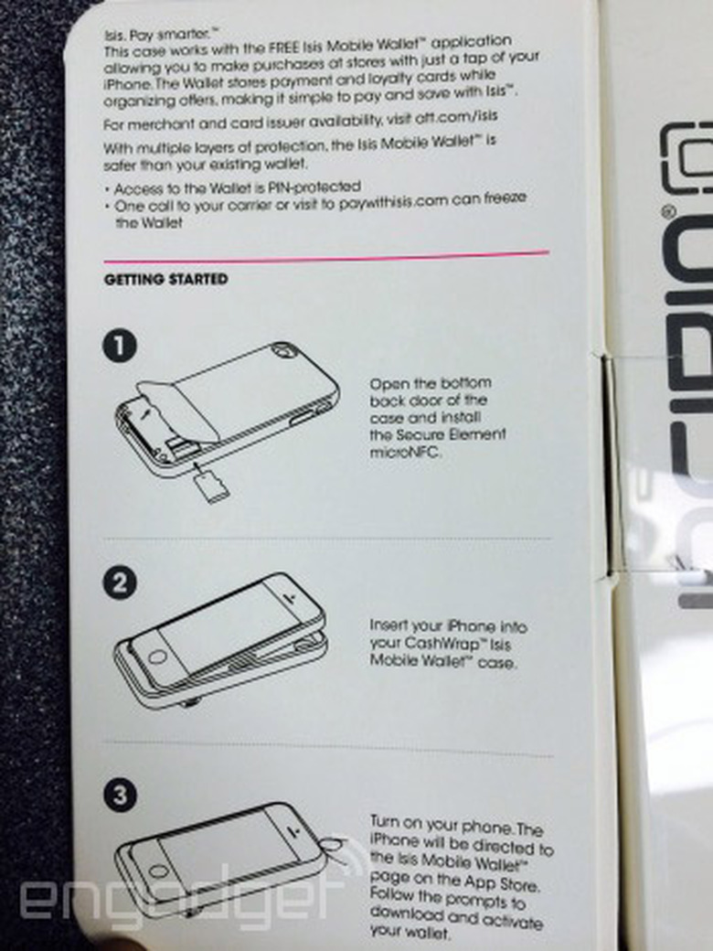 Incipio Cashwrap Mobile Wallet case for the iPhone