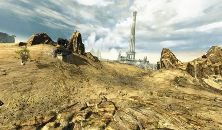 Edge of the Mists desert environment