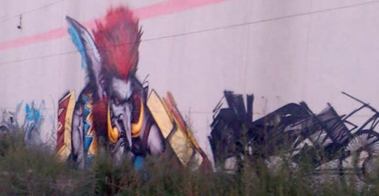 Graffiti of a troll