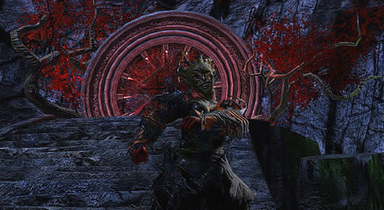 Dancin' in front of TC Borderlands gate