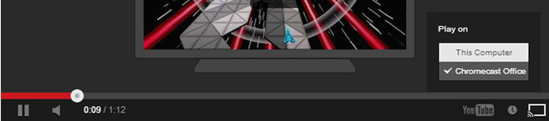 Playing an embedded YouTube video on a Chromecast