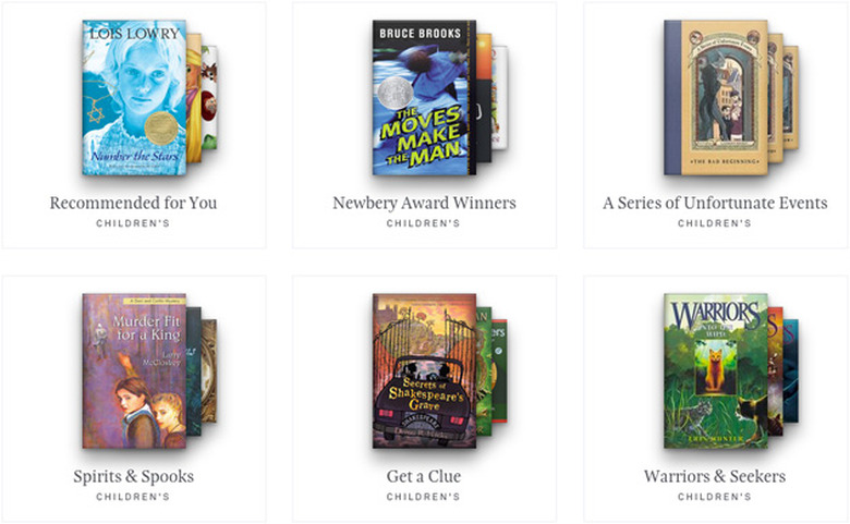 Oyster's children's books section