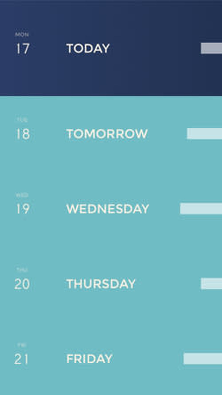 Peek Calendar iPhone