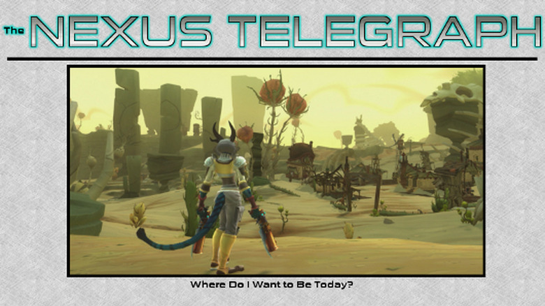 There should be a wide-open space.