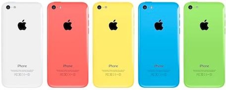 iPhone 5c lineup