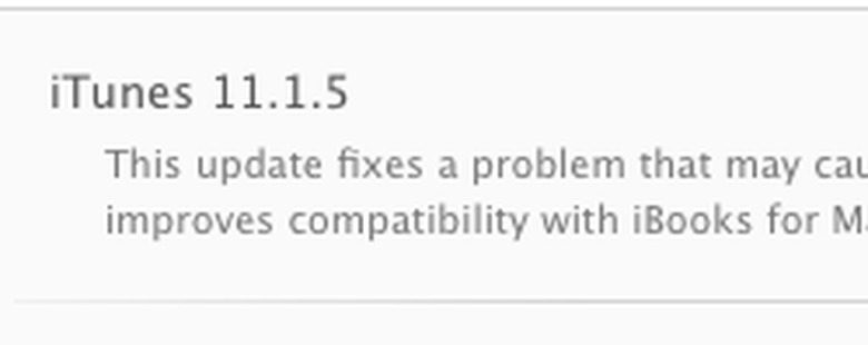 iTunes update